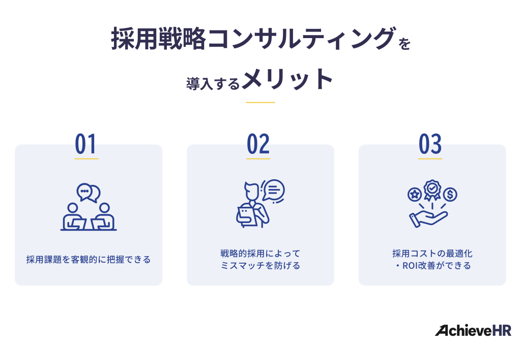 採用戦略コンサルティングを導入するメリット