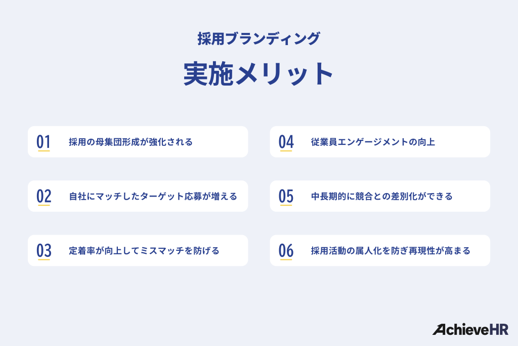 採用ブランディングを行うメリット