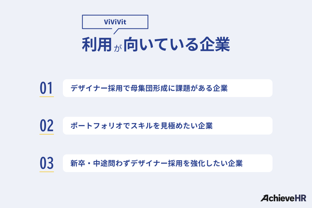 ViViVitが向いている企業は？